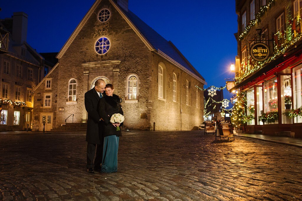 mariage Vieux-Quebec Chateau Frontenac place Royale