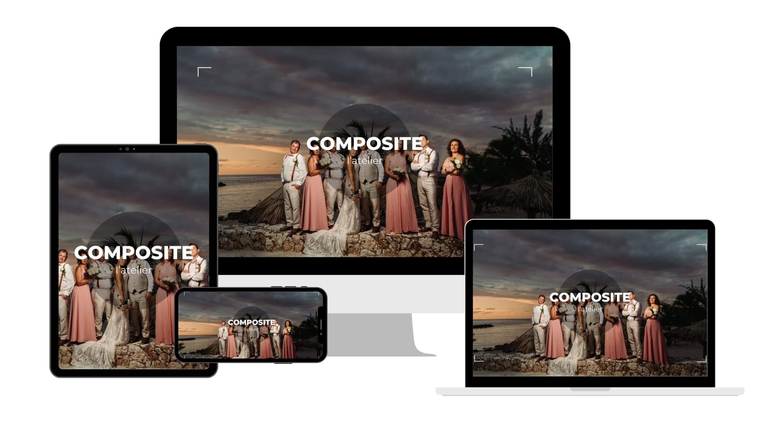 COMPO logo Formation en ligne sur le composite photo avec flash