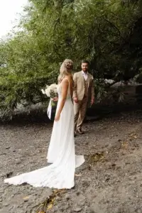 First look des mariés en photo