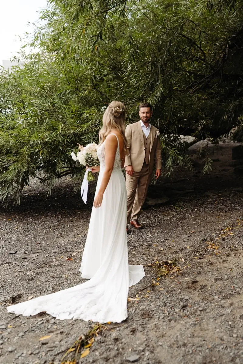 First look des mariés en photo