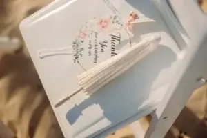 Accessoires pour une cérémonie à la plage