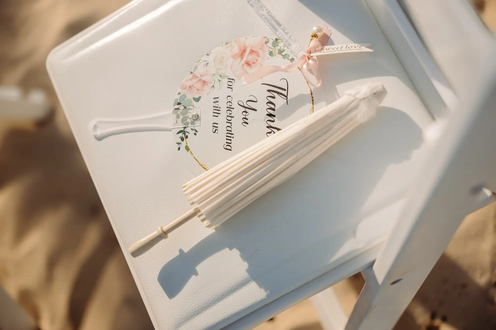 Accessoires pour une cérémonie à la plage