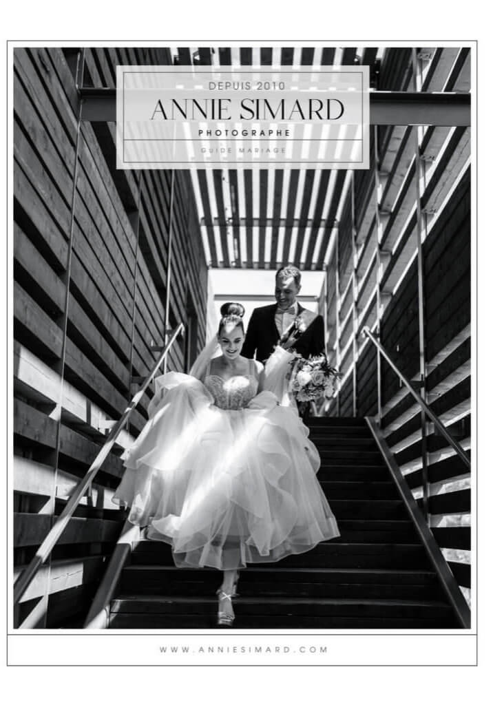 Couverture du Guide mariage par Annie Simard
