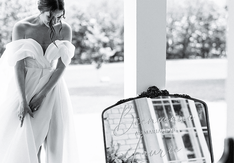 Beautiful bride Quebec City photographer